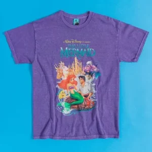 Disney The Little Mermaid Vintage Wash Purple T-Shirt