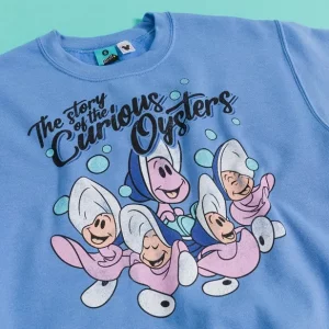 Disney Alice In Wonderland The Story Of The Curious Oysters Blue Sweater
