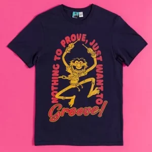Disney The Muppets Animal Just Want To Groove Navy T-Shirt
