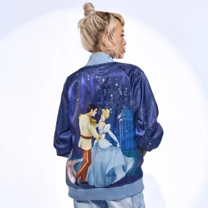 Loungefly Disney Cinderella 75th Anniversary Bomber Jacket