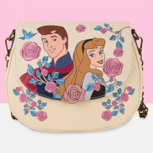 Loungefly Disney Princess Aurora & Prince Phillip Sleeping Beauty Crossbody Bag