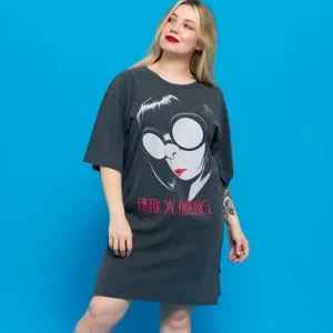 Disney The Incredibles Edna Mode Fashion Darling Charcoal Wash T-Shirt Dress