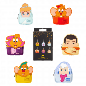 LOUNGEFLY Cinderella 75Th Anniversary Mystery Box Backpack Keychain – Disney