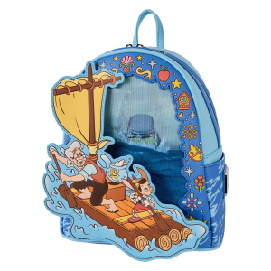 LOUNGEFLY Pinocchio Lenticular Mini Backpack – Disney