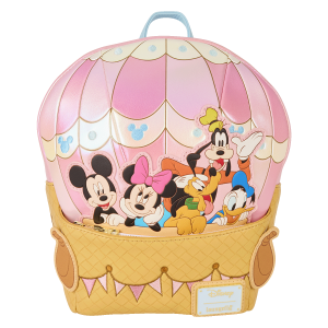 LOUNGEFLY Mickey And Friends Figural Hot Air Balloon Mini Backpack – Disney