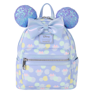 LOUNGEFLY Iridescent Minnie Mouse Mini Backpack – Disney