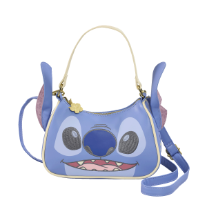 LOUNGEFLY Stitch Spring Floral Figural Crossbody Bag – Disney