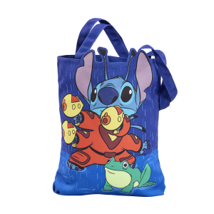 LOUNGEFLY Stitch Space Suit Canvas Tote – Disney