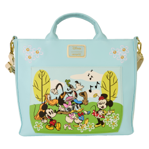 LOUNGEFLY Mickey And Friends Park Day Convertible Tote Bag – Disney