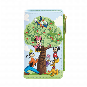 LOUNGEFLY Mickey And Friends Apple Tree Wallet – Disney