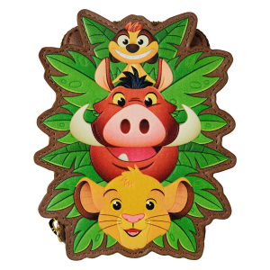 LOUNGEFLY Grubs Accordion Zip Around Wallet – The Lion King