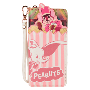 LOUNGEFLY Dumbo Circus Tent Zip Around Wristlet Wallet – Disney